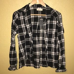 Plaid crop top